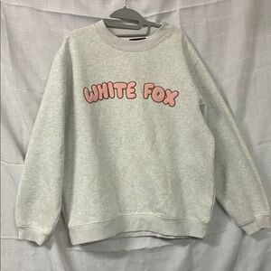 White Fox Boutique Light Gray Pullover